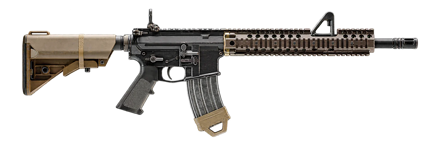 M4 (Assault Rifle) side profile illustration