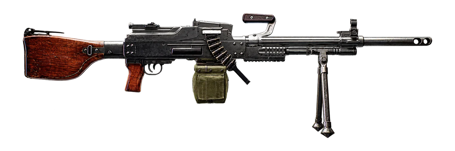 Type 73 (LMG) side profile illustration